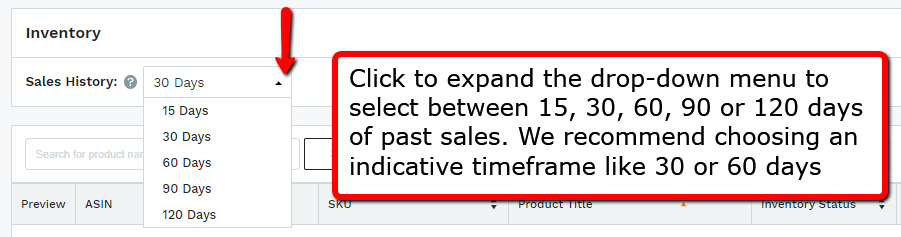 2. Sales History Dropdown.png